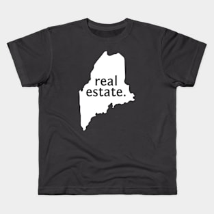 Maine State Real Estate T-Shirt Kids T-Shirt